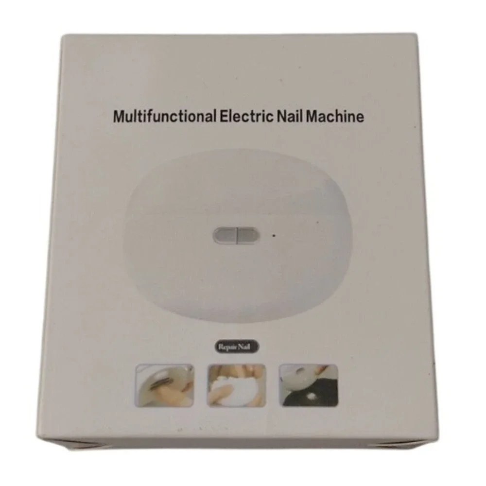 MASYLA Automatic Childrens Electric Nail Trimmer Two-in-One White CH-705 NEW